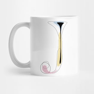 Pastel J Mug